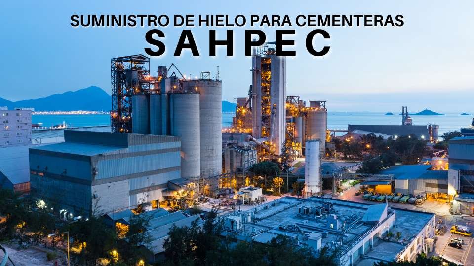 sumistro de hielo para cementeras